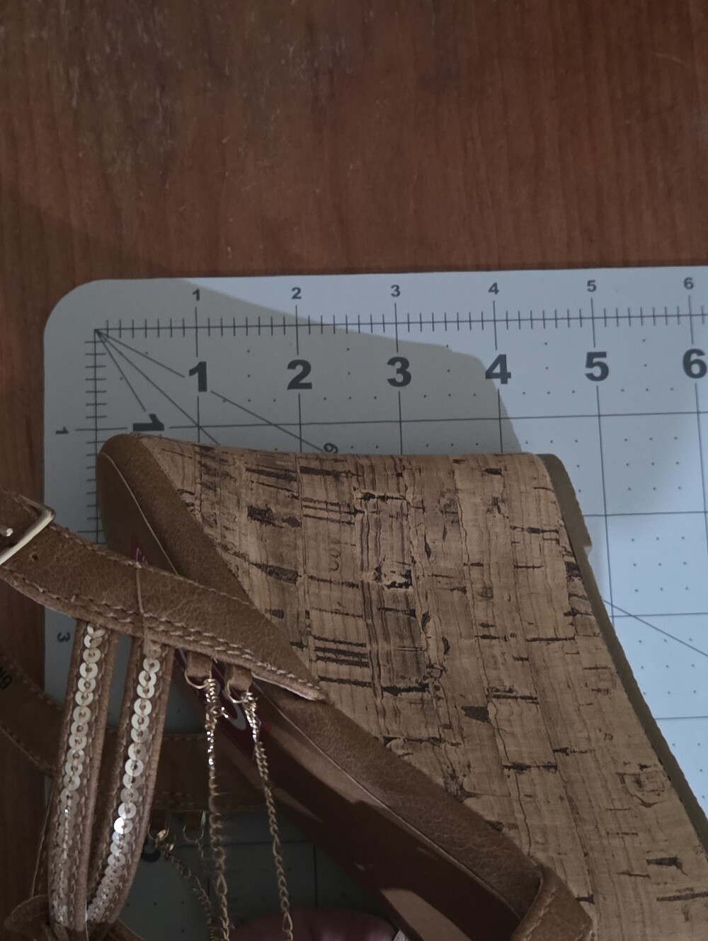 POP Electricity Cognac Wedge Shoes NEW - Picture 10 of 12
